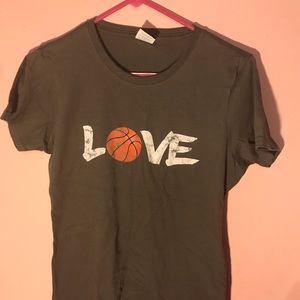 “Love” basketball shirt